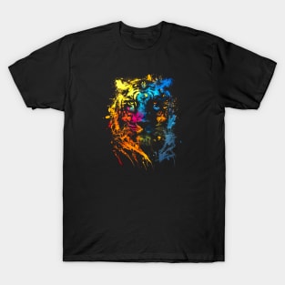 Psychedelic Tiger's Head #2 T-Shirt